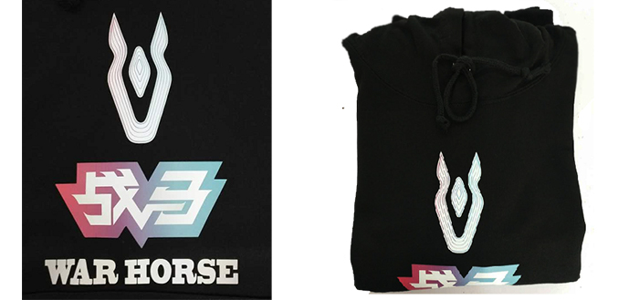 套头卫衣定做 烫画印图展示