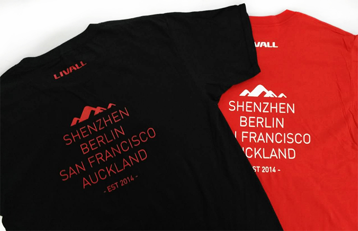 T恤衫定制 背面图