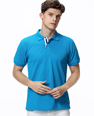 重庆骑士翻领polo工作服定做